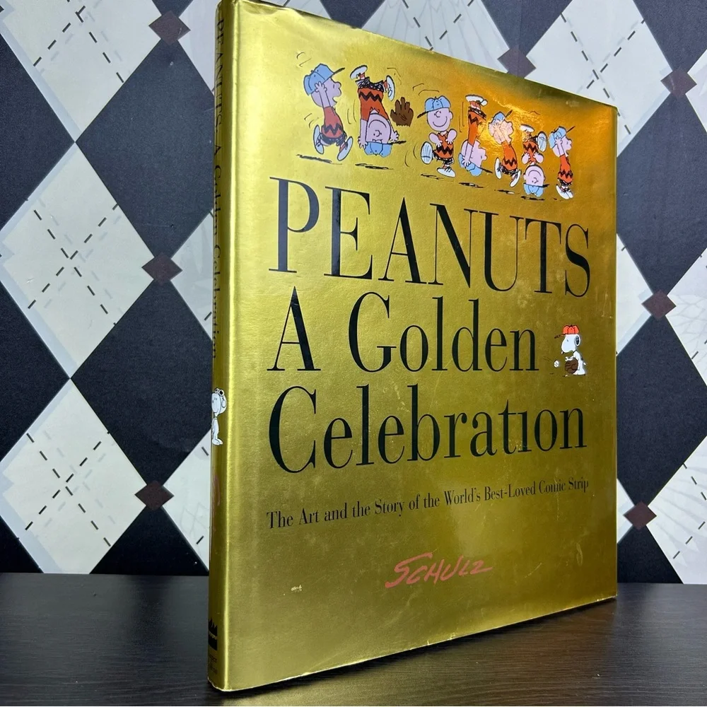 Peanuts Golden Celebration Hardcover‎ Charles Schulz Comic Collectible Gift